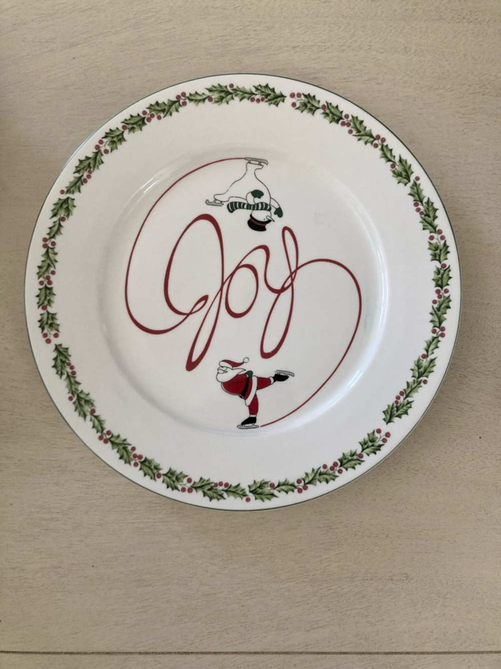 🎄Joy Holiday Cake Plate Platter